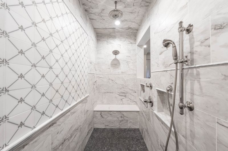 Tile-Design Shower Walls
